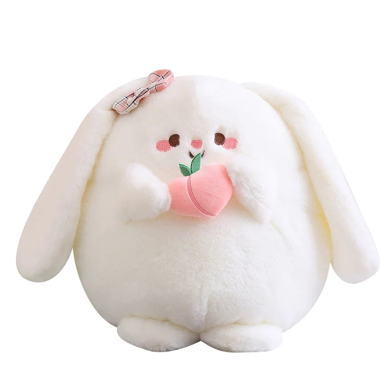 Cute Peach Buns Bunny Plushie